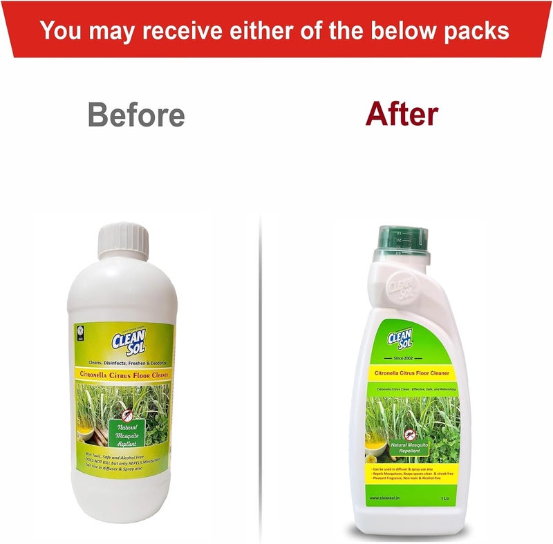 Cleansol Brand: Citronex - Citronella Based Floor Cleaner - 1L - Image 1