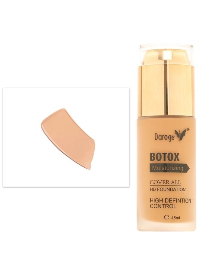 daroge Botox Moisturizing HD Liquid Matte Makeup Foundation 45 ml - Beige - Image 1