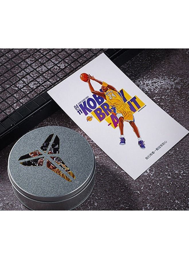 GROIC Basketball Kobe Wristbands Black Mamba Kobe Basketball Bracelet Signature Sport Silicone Adjustable Bracelet Memory Gift 5 Pcs  - Image 3