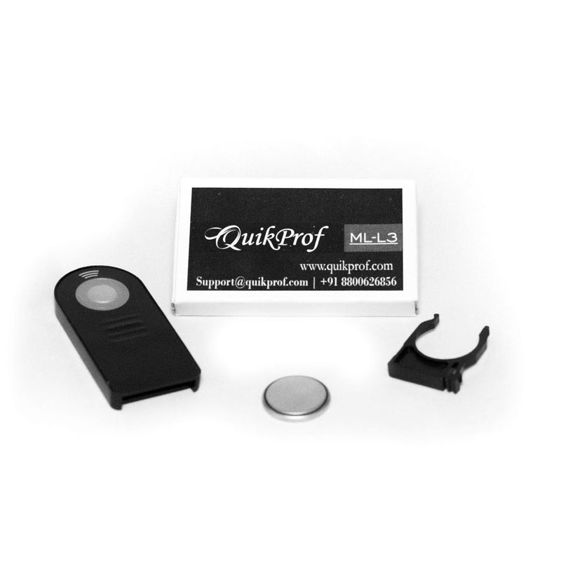 Quikprof Wireless Remote Control for Nikon D5200 D3200 D3300 D600 D610 D7100 SLR ML-L3 with warranty - Image 1