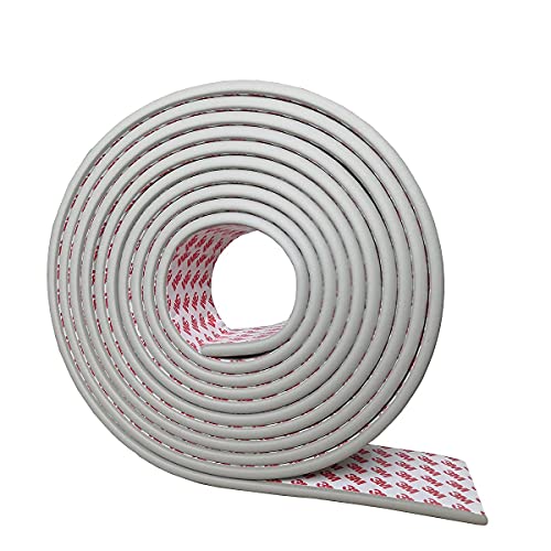 Leeonz 2M Baby Edge Corner Guards Safety Bumpers Guard Soft Furniture Table Corner Protection Bumper Safe Protector Foam Baby Safety Bumper Guard Childproofing Strips for Baby Kids Child Toddler(Grey) - Image 4