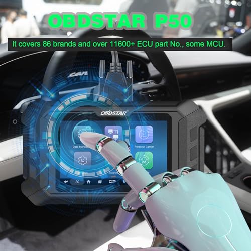 OBDSTAR OBD2 Scanner OBDSTAR P50 One-Click Airbag Car Diagnostic Tool, SAS SRS MVBM Car Scanner, Support CANBUS/K-line Protocol Car Code Reader, Automotive Scan Tool for 86 Brands - Image 4