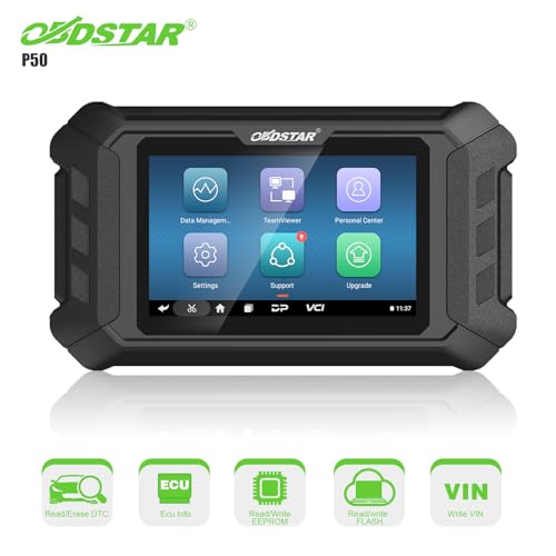 OBDSTAR OBD2 Scanner OBDSTAR P50 One-Click Airbag Car Diagnostic Tool, SAS SRS MVBM Car Scanner, Support CANBUS/K-line Protocol Car Code Reader, Automotive Scan Tool for 86 Brands - Image 2