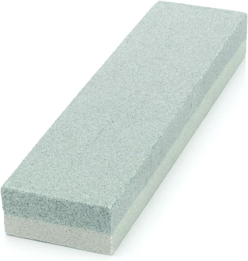 SE 8" Dual Grit Sharpening Stone - 120/240 Aluminum Oxide for Knives, Tools, and Blades - SS8 - Image 1