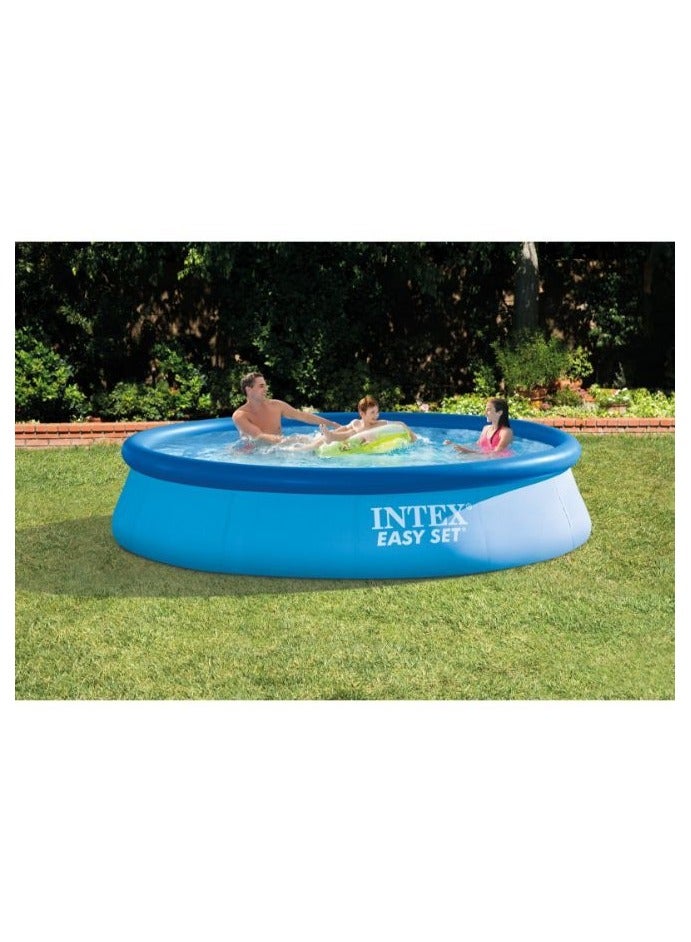 INTEX Easy Set Round Inflatable Swimming Pool 305 X 76 Cm Blue - Image 3
