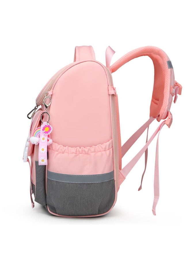 Edison Elementary School Backpack For Girls, Lightweight Spine Protection, Water-resistant, Anti-drop, Reflective Children's Backpack 2210-1g - Image 2
