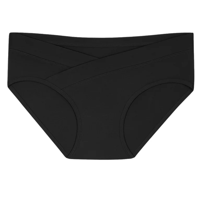 TUMMY  Bamboo Cotton Low-waist Maternity Panty Pack of 5 - Multicolor Pack for Women | Best Price UAE