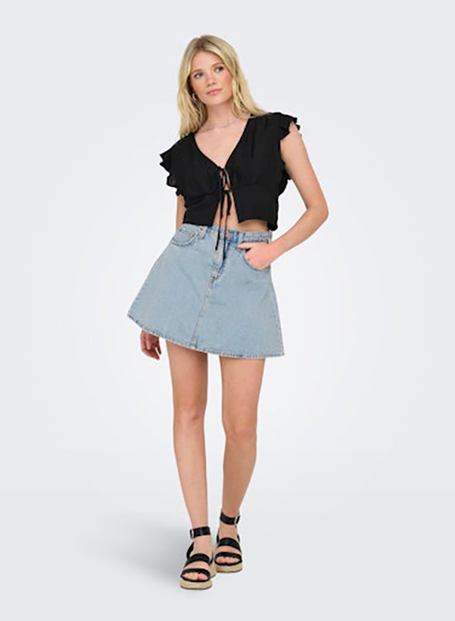 ONLY Onleden A-Skirt Dnm Pim - Image 5