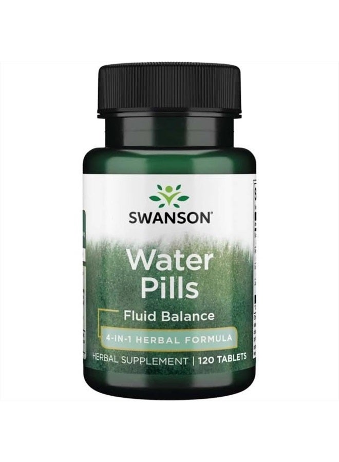 SWANSON Water Pills 120 Tabs (Pack of 1)