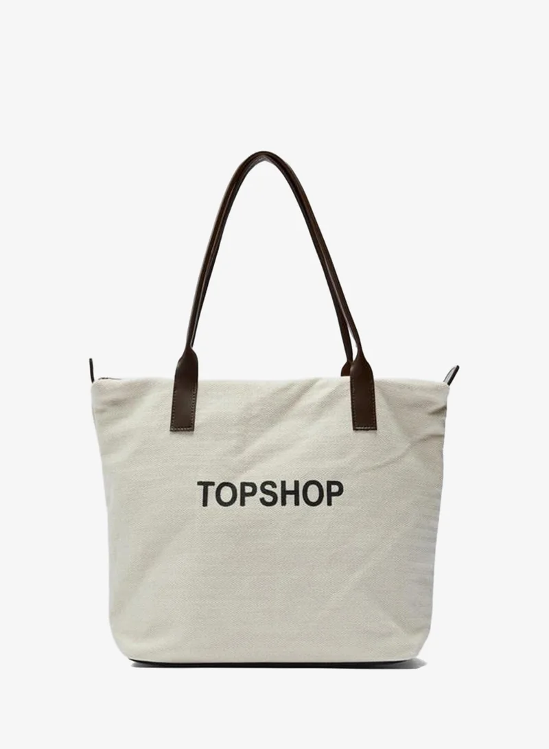 Shule Bags Poches Canvas Big Size Shoulder Bag – Coffee.