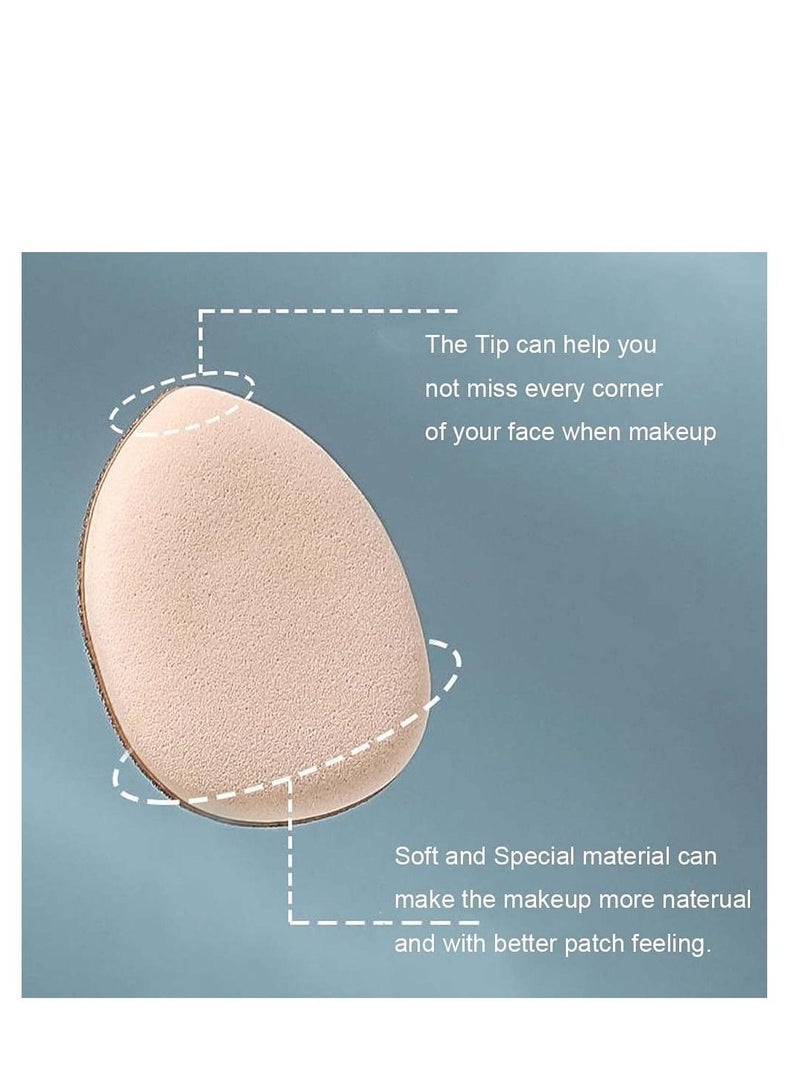 Y&D 12 Pieces Mini Makeup Puff, Wet and Dry Foundation Cotton Pad Accessories for Girls Women (Black, Pink, Blue)  - Image 3