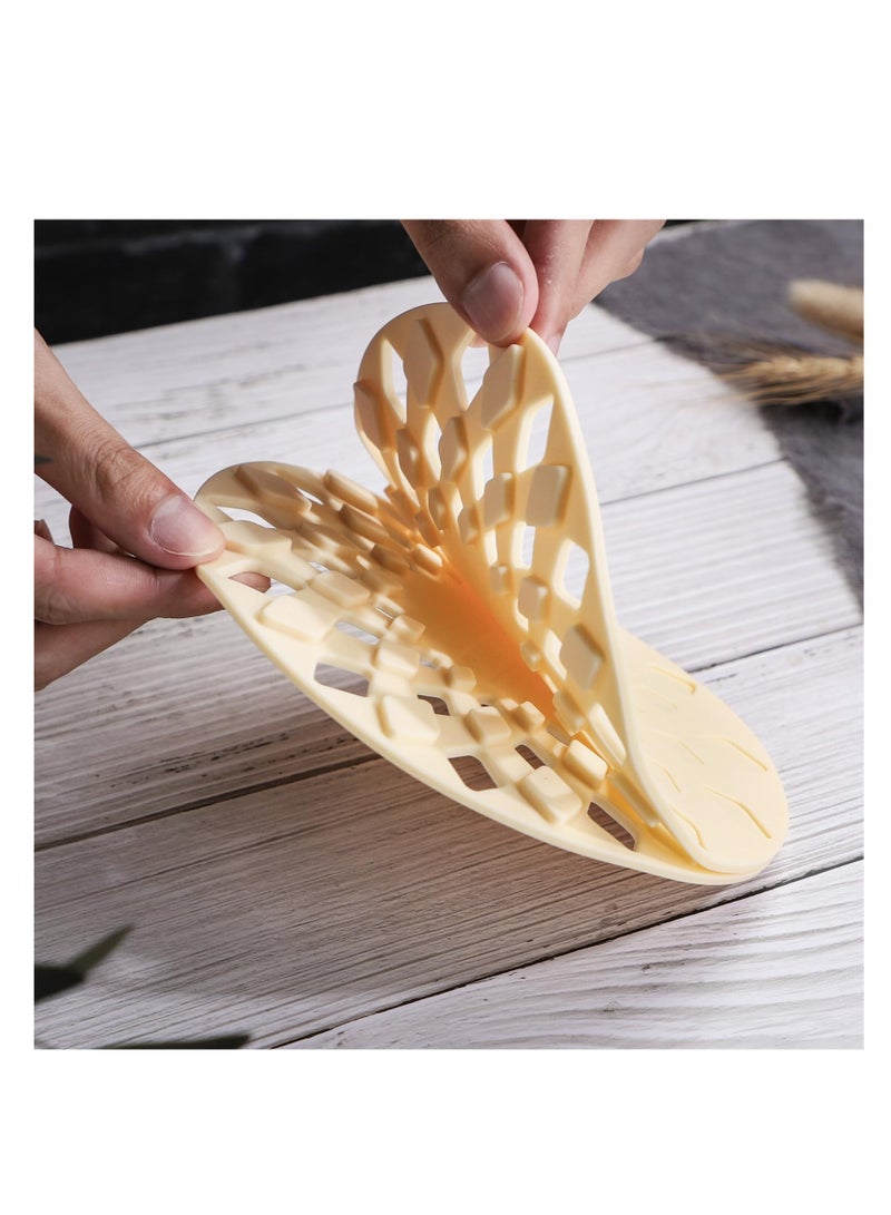 SOLARAE 6 Pack Trivet Mat for Hot Dishes, Silicone Pot Holders Trivets, Portect Your Table and Countertop, Suitable for Pots, Pans, Table,Countertop - Image 5