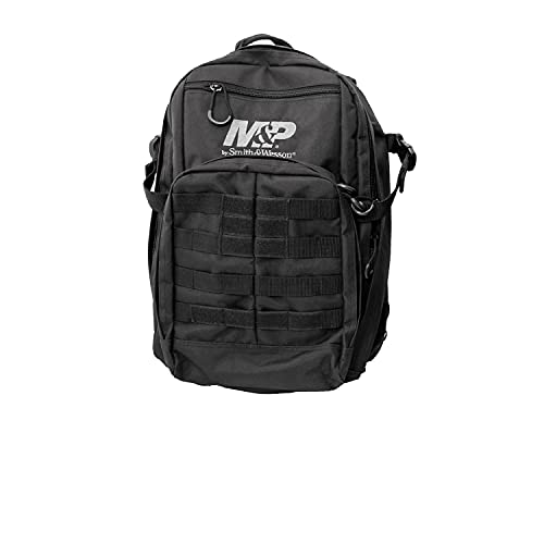 Smith & Wesson M&P Duty Series Small Backpack with Weather Resistance, Ballistic Fabric Construction and MOLLE for Hunting, Range, Travel and Sport, Black - Image 1