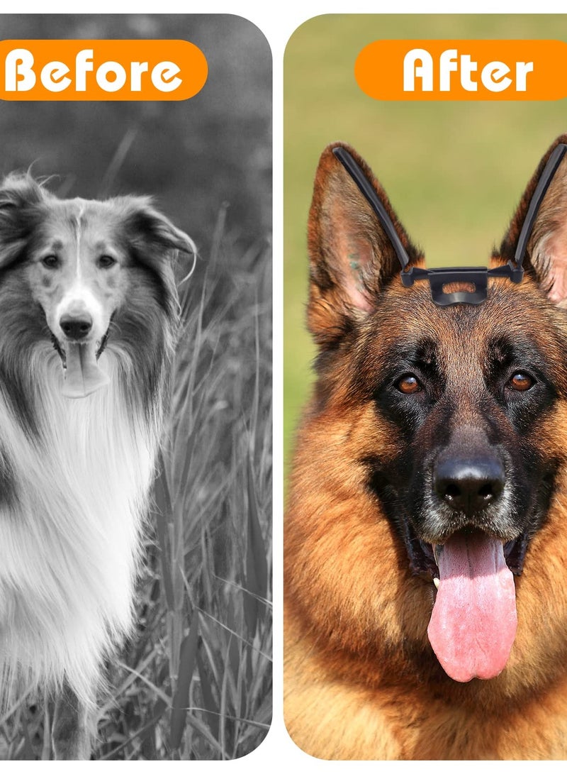 SOLARAE Dog Ear Care Tool, Pet Dog Ear Fixed Support Up Correction Vertical Stand for Doberman Pinscher Dog Samoyed in Black - Image 4