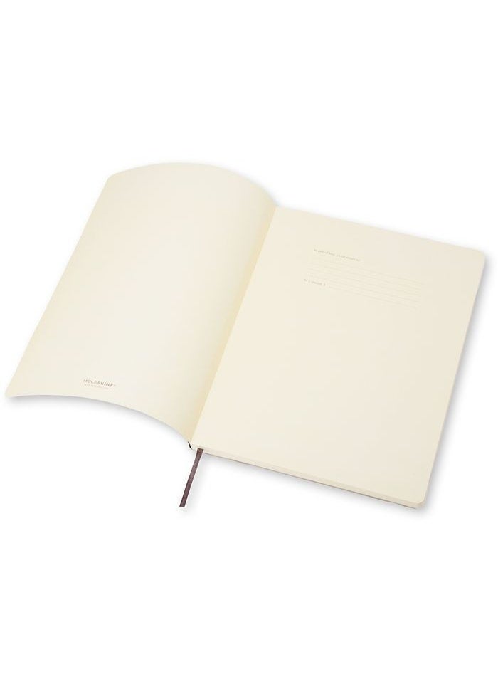 MOLESKINE XL Notebook Squared Pages Black Soft Cover 192 Pages - Image 2