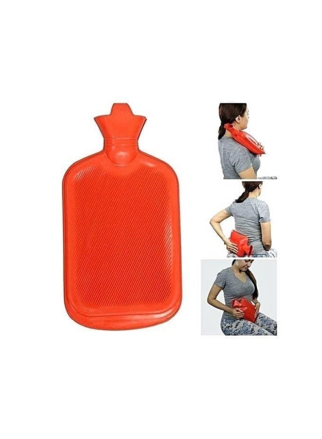قربة مياه بسعة 2.5 لتر لتدفئة الجسم وتخفيف الآلام – تصميم عملي وعازل حراري للحفاظ على حرارة الماء لفترة طويلة أثناء الاستخدام الشخصي DK - Image 4