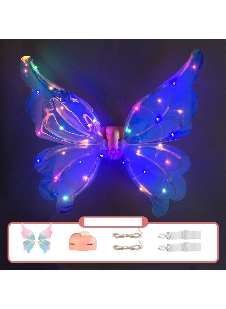 Cutie Cute Eif Wings Fairy Wings Costume Accessory Diy Assembly With Led Light And Music For Kid Girl Parties Birthdays  - Image 2