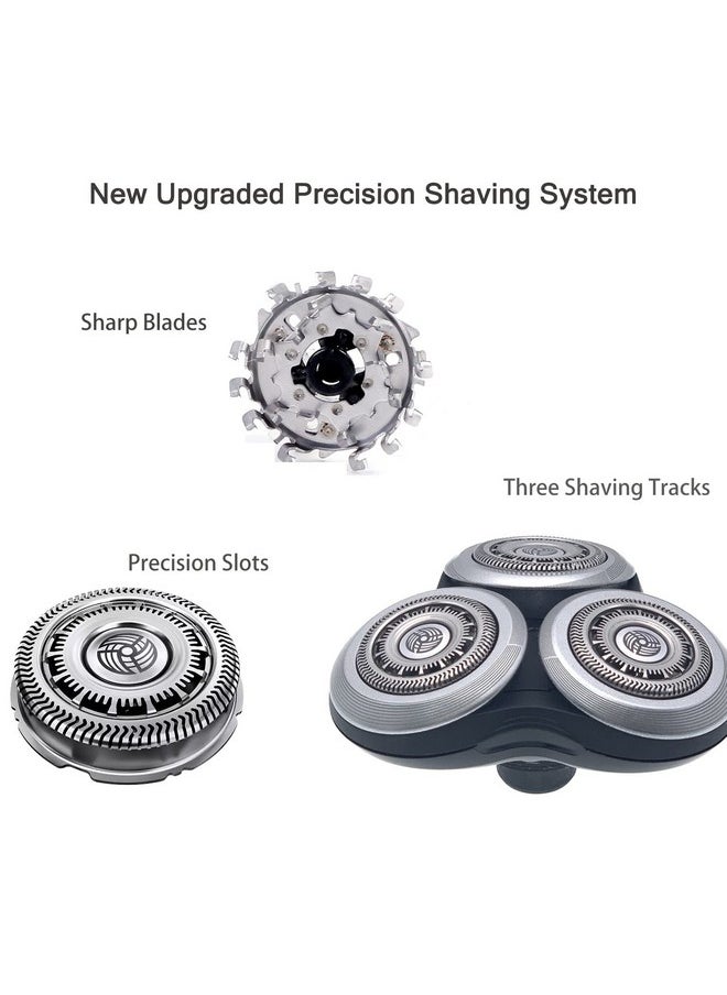 JIANCENGYB - Sh90 Replacement Heads For Philips Norelco Series 9000 Replacement Blades For Philips Electric Shaver Series 9000(S9Xxx) Series 8000(S8Xxx) Shaving Heads Upgrade Sh90 Replacement Heads Sh90/72 - Image 1