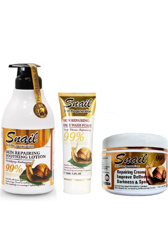 SNAIL Fruit of the Wokali Snail Soothing Repair Set - Image 1