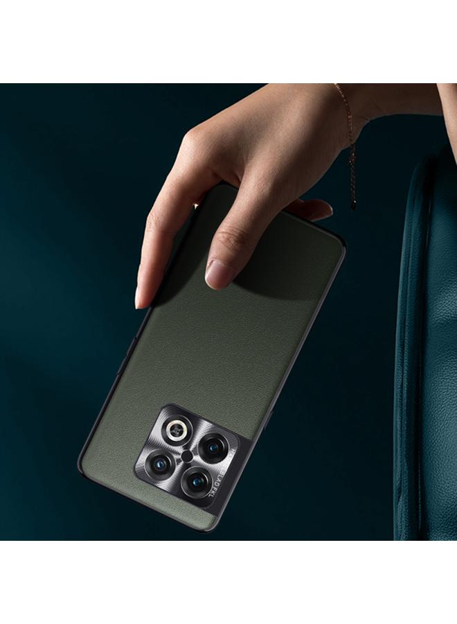 اس-توب جراب لهاتف OnePlus 10 Pro مصنوع من الجلد العادي - Image 3