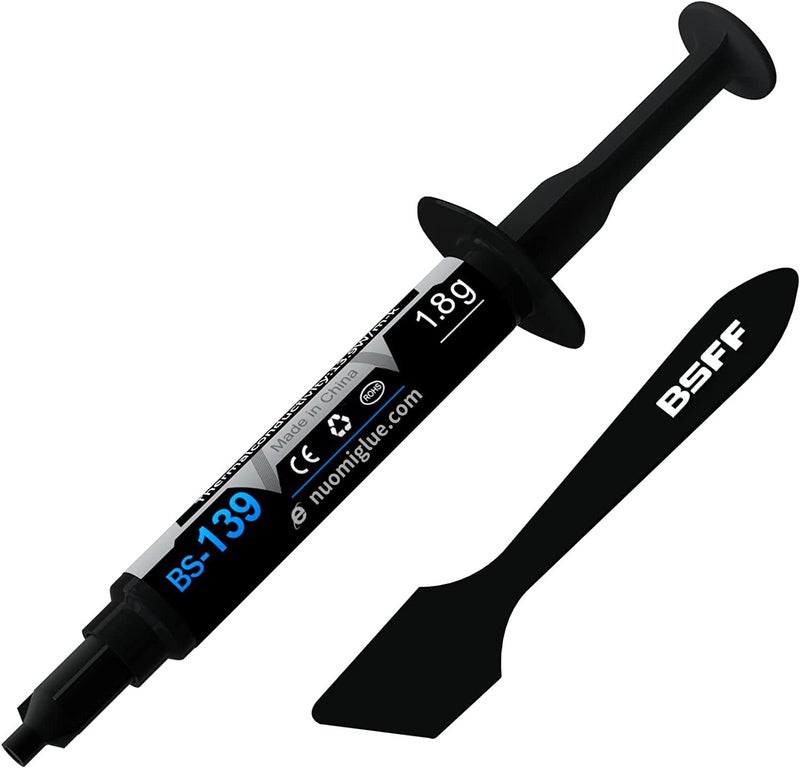 BSFF Thermal Paste 1.8g with Tool Kit CPU Paste Thermal Compound Paste Heatsink for IC/Processor/CPU/All Coolers Carbon Base High Performance - Image 1