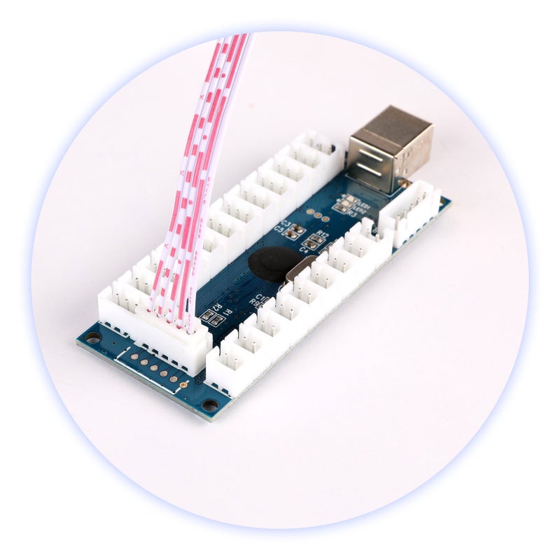 Hikig 5 Pcs/Lot 5Pin Cable for SANWA Joystick, Zero Delay USB Encoder, Mayflash F300 Joystick and 2.54mm Pitch Female to Female JST XH Adapter 20cm - Image 4