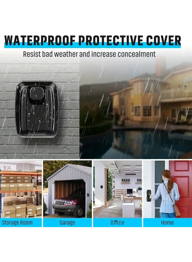 Gray Password Key Box Outdoor Extra Large Capacity Secure Storage for Home Garage Office - Image 4