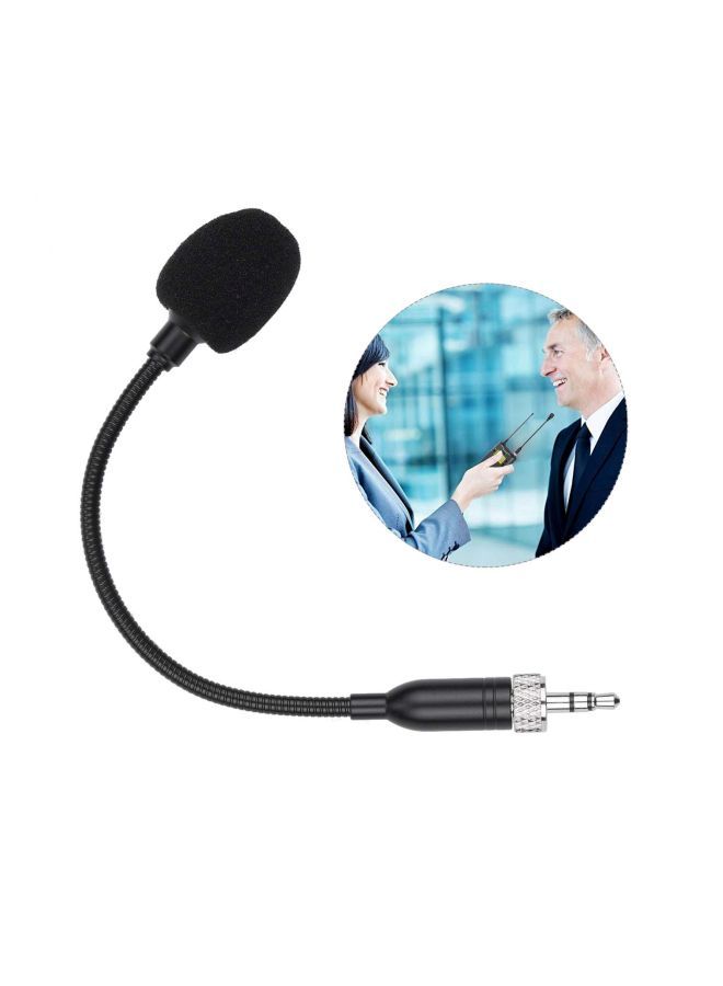 NIBEMINENT Flexible Condenser Microphone For Sony UWP-D11/UWP-D12 Wireless Transmitter GM12 Black/Silver  - Image 2