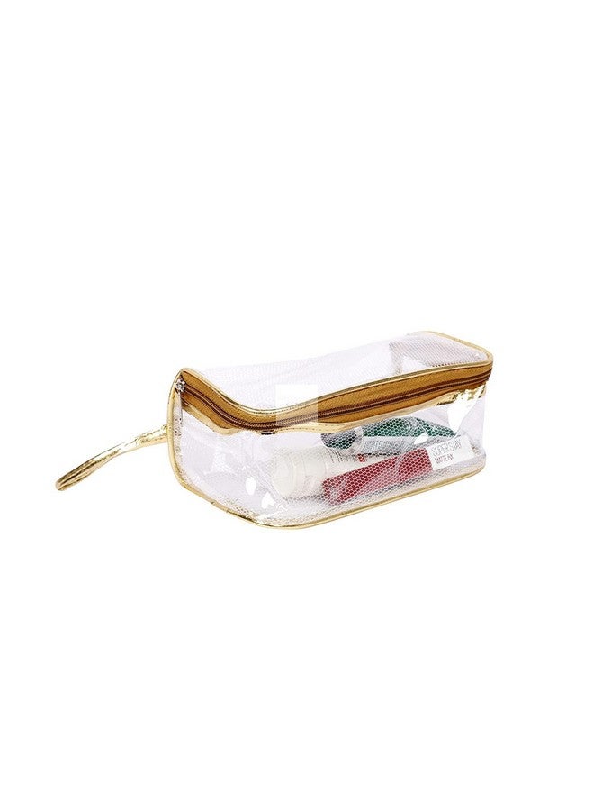 STACKRAID Set of 4 Transparent Cosmetic Storage Pouch, Travel Toiletry Bag Pouch, Vanity Pouch, Makeup Cosmetics kit Jewellery Organizer Jewelry Kit Pouch - Image 4
