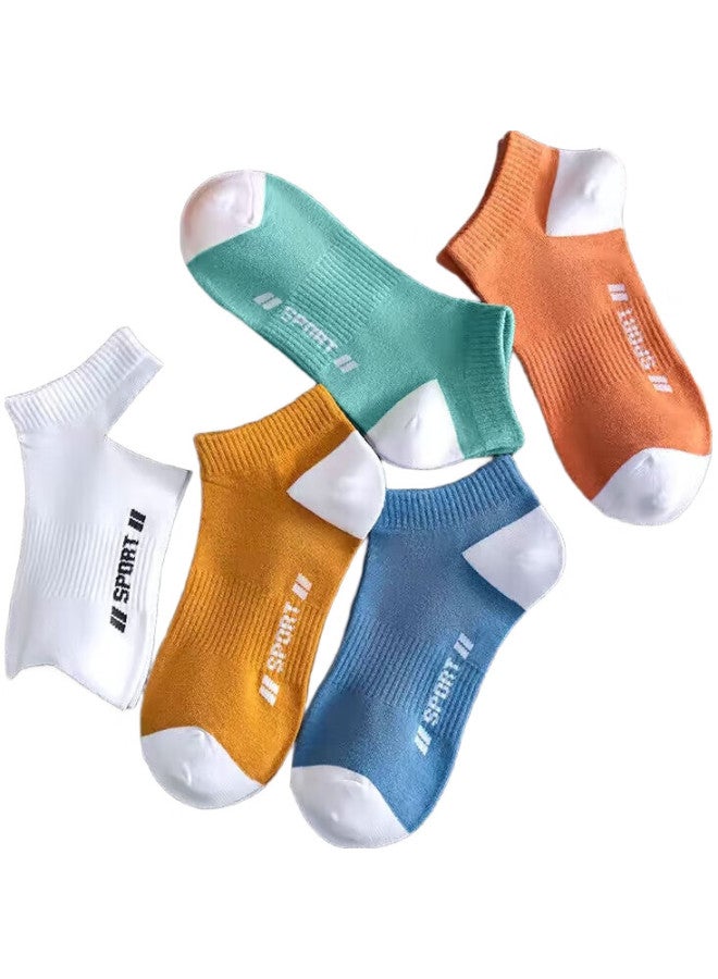 Cotton Thirteen Mianshisan Men's Socks Short Socks For Autumn And Winter, Breathable, Trendy, Solid Color, Low-cut Boat Socks - Image 3