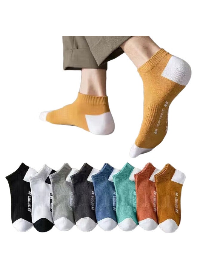 Cotton Thirteen Mianshisan Men's Socks Short Socks For Autumn And Winter, Breathable, Trendy, Solid Color, Low-cut Boat Socks - Image 2