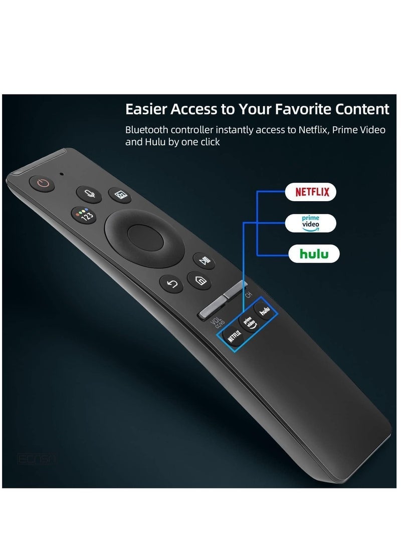 PopZa Universal Remote-Control for Samsung Smart-TV, Remote-Replacement of HDTV 4K UHD Curved QLED and More TVs, with Netflix Prime-Video Buttons - Image 5