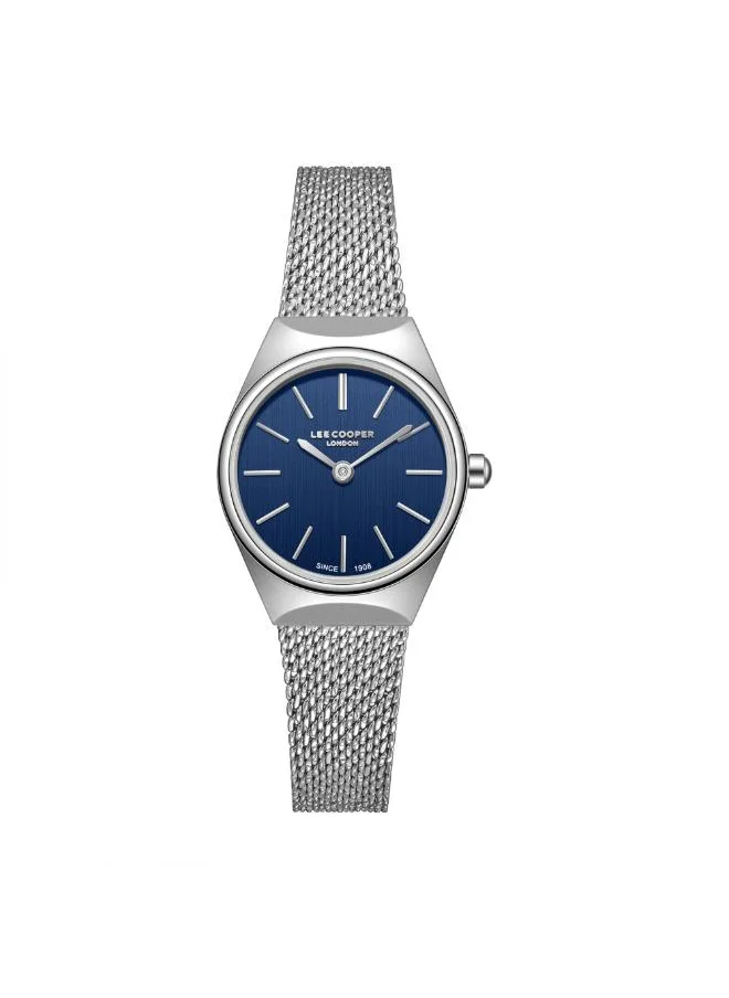 لي كوبر Women's Analog Display Watch With Silver Mesh Strap - LC08140.390