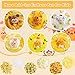 LAWOHO 6 Packs Gradient Yellow Slime Kit Clear Butter Cloud Slimes Fluffy Slimes for Kids with Charms Animal Addins Party Favors for Girls Boys 360ml Non Stick Slime Making Kit for Kids - Image 4