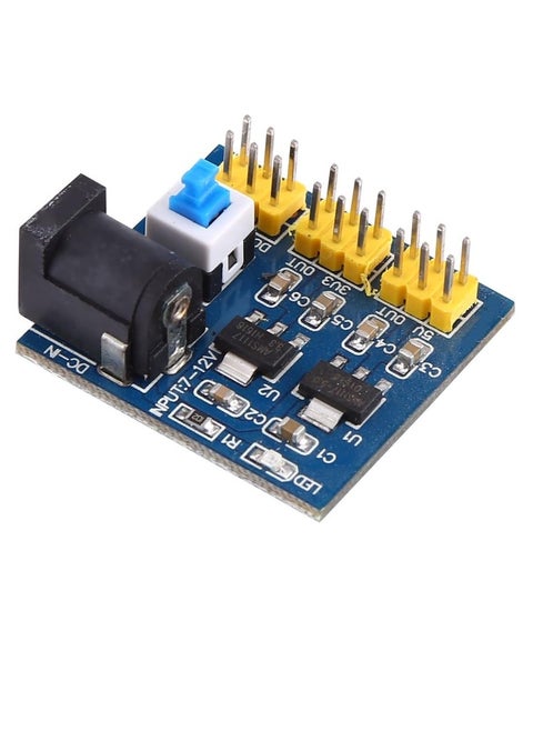 DC-DC Voltage Converter Multi-Output Step-Down Module (12V to 3.3V/5V/12V)