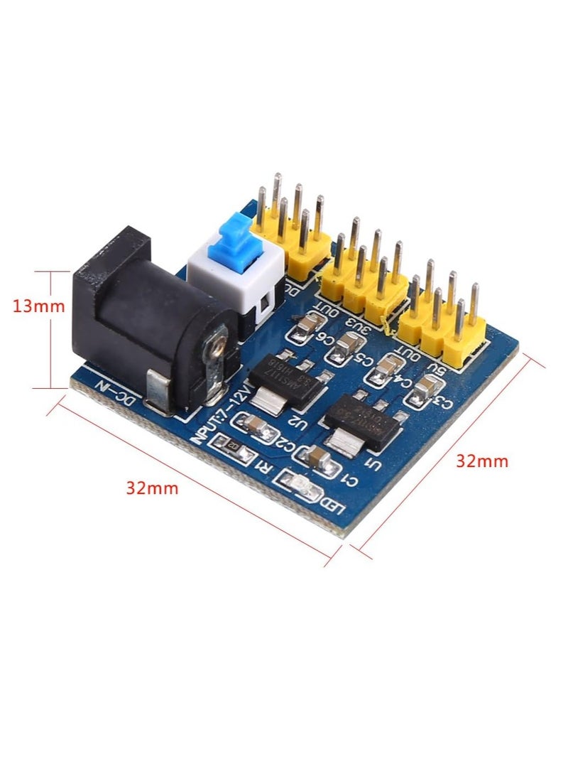 Generic - DC-DC Voltage Converter Multi-Output Step-Down Module (12V to 3.3V/5V/12V) - Image 1