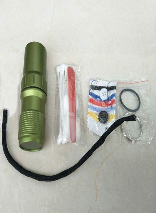 EKLOEN Portable Survival Capsule Tube, Waterproof Pill Container, Outdoor EDC Emergency Tool (Green) - Image 2