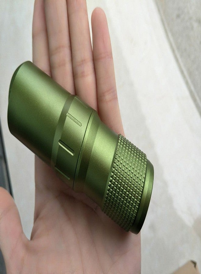EKLOEN Portable Survival Capsule Tube, Waterproof Pill Container, Outdoor EDC Emergency Tool (Green) - Image 1