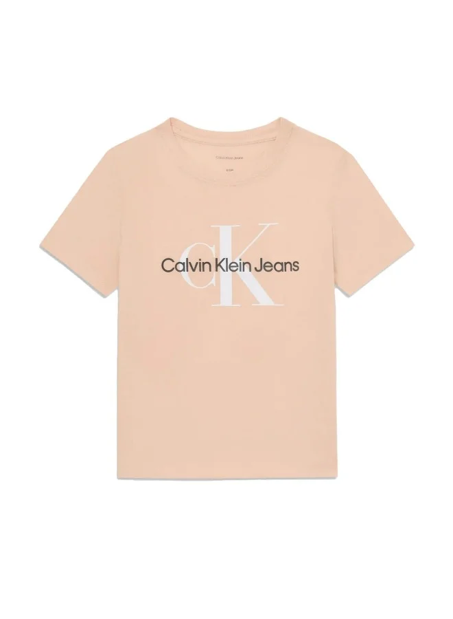 كالفن كلاين جينز Kids Monogram Crew Neck T-Shirt