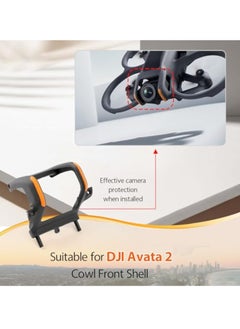 KASTWAVE Gimbal Bumper for DJI Avata 2, Camera Front Frame Replacement, Lens Safety Bumper, Drone Accessories PTZ Protect Bar, Aluminum Alloy Camera Anti-Collision, Drone Accessories  - Image 3