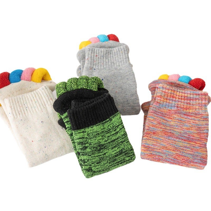 جوارب أصابع لليوغا - فصل الأصابع الخمسة لتصحيح إبهام القدم الأروح للجنسين - Image 5