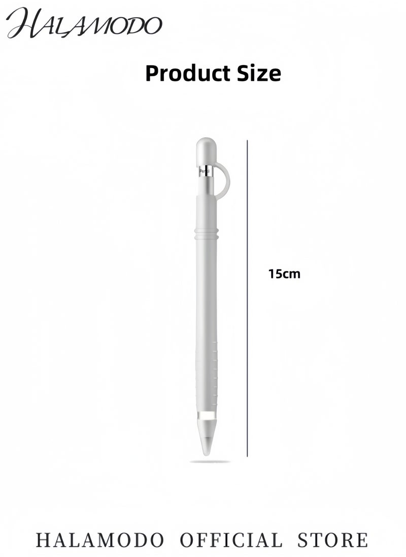 Generic - Silicone Sleeve for Stylus Grip Apple Pencil Case Cover with Protective Nib Cover Anti Drop & Anti Loss Protective Case Cover Tablet Protective Cover iPad Accessories - Image 1