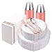 Bestluck 350PCS Rose Gold Plastic Plates for 50 Guests Disposable Dinnerware Set Includes 100 Disposable Plates 150 Rose Silverware 50 Cups 50 Napkins for Party Wedding - Image 1