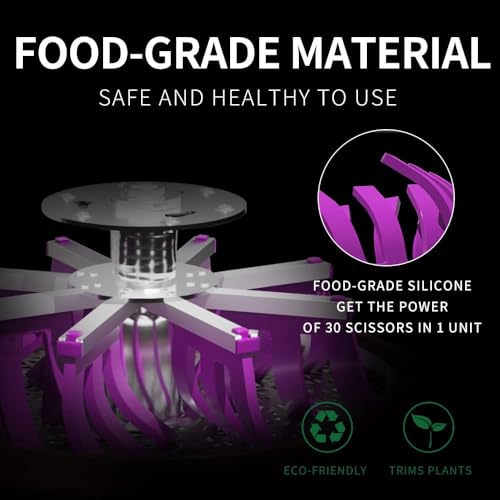 ATOUR 13 inch Bud Leaf Bowl Trimmer Upgraded Version with Clear Visibility Dome and Cut-Resistant Gloves, Sharp Stainless Steel Blades for Spin Cut, Hand Pruner and 4 Layer 1.5 Ft Dry Net - Image 3
