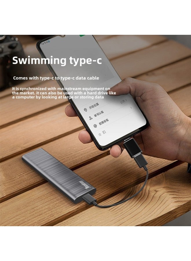 Changjiang Storage Mobile Hard Disk 2T External Solid Ssd High-speed Encryption Mobile Phone 1t Computer Dual-purpose 4t Large Capacity-Capacity:512GB-Interface:Silver Standard Version [speed 520mb/s Shipped By Sf Express]  - Image 3