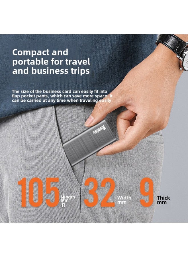 Changjiang Storage Mobile Hard Disk 2T External Solid Ssd High-speed Encryption Mobile Phone 1t Computer Dual-purpose 4t Large Capacity-Capacity:512GB-Interface:Silver Standard Version [speed 520mb/s Shipped By Sf Express]  - Image 1