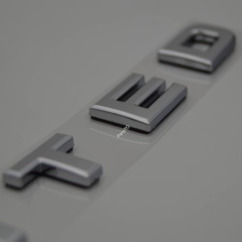 OAN 3D Metal Limited Emblem Badges,1Pack OEM Chrome Aluminum Alloy Badges Decals Suit for Side Fender Rear Trunk Tailgate with Adhesive Tapes Auto Car Sticker Accessories (Silver Limited) - Image 4