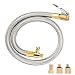 Linkstyle 21 Tire Inflator Extension Hose Adaptor Locking Air Chuck Quick Connect for Portable Air Compressor - Image 2