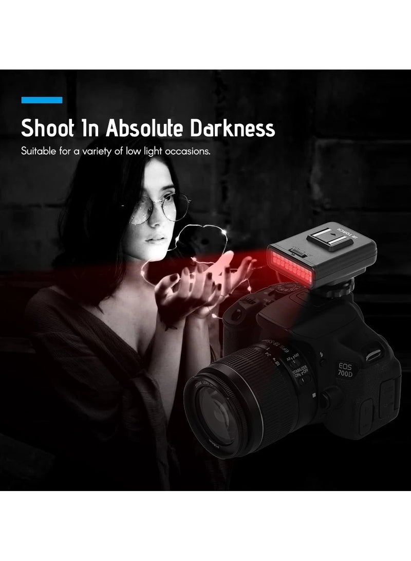 AROAQ Studio Night Vision Infrared Illuminator USB Rechargeable IR LED Light for DSLR Camera Photography Light Accessory  - Image 4