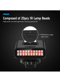 AROAQ Studio Night Vision Infrared Illuminator USB Rechargeable IR LED Light for DSLR Camera Photography Light Accessory  - Image 5